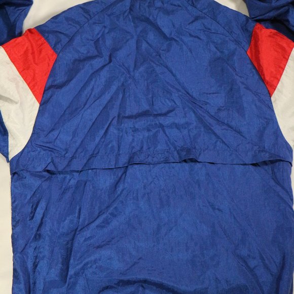 vtg CHAMPION Red White and Blue Full Zip Track Jacket Sz Small US Men Sz Med Wmn - Picture 9 of 14